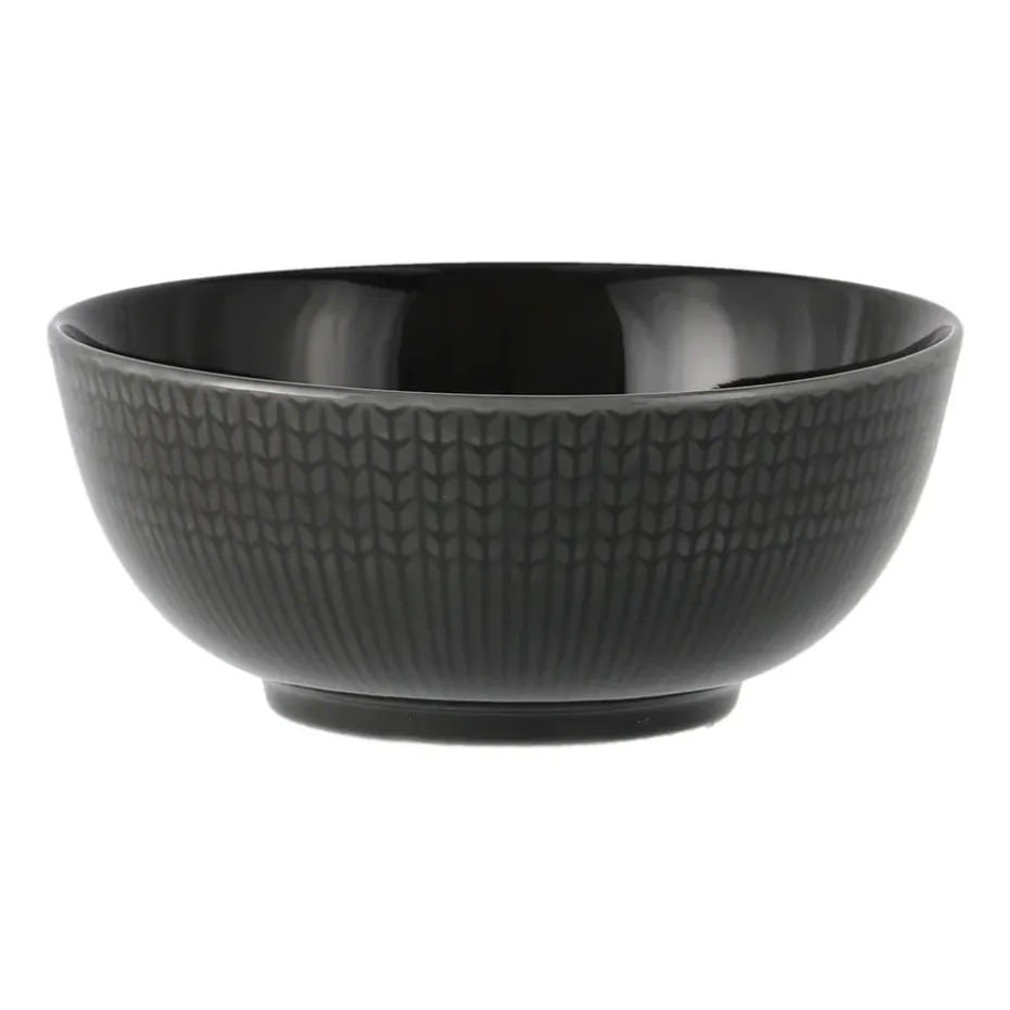 Bol Swedish Grace grand, pierre (gris foncé)