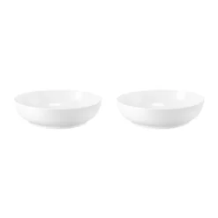 Bol Terra Ø 25,5 cm, lot de 2, Blanc