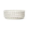 Bol tressé Ceramic, Off-white