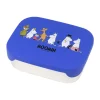 Boîte à déjeuner Mumin Familj en métal 13x17 cm, Bleu