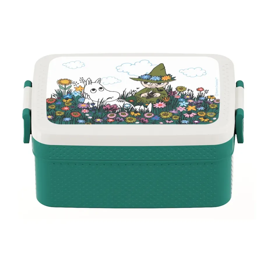 Boîte à déjeuner Mumin Äng 12×18,5 cm, Vert
