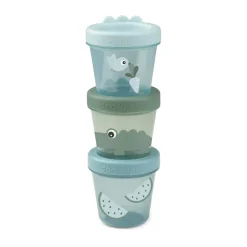 Boîte à lunch Croco, lot de 3, Vert