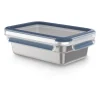 Boîte à lunch rectangulaire en acier inoxydable MasterSeal, 0,8 L