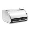 Boîte à pain Roll Top petite, acier mat