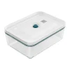Boîte alimentaire sous vide en verre plate La-Mer plate 2 L, 24,5x18,5x9 cm