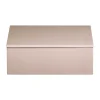 Boîte de rangement laquée Lux 19x19x7 cm, Powder rose