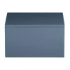 Boîte de rangement laquée Lux 19x19x10,5 cm, Blue indigo