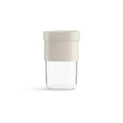 Boîte de rangement Lékué Flip taille moyenne, Beige