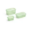 Boîte en silicone Lékué 3 pièces, Vert