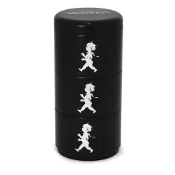 Boîte Solstickan en trois partie Ø8,5 cm, Noir