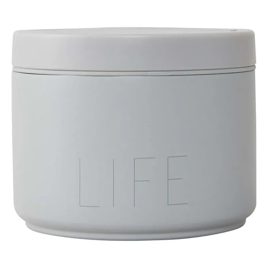 Boîte thermos à déjeuner Design Letters Petit, Life-Grey