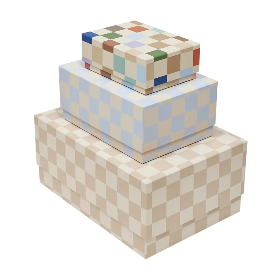 Boîtes de rangement Mana, 3 pièces, Multi