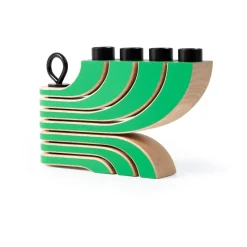 Bougeoir à 4 branches Nordic Light, Vert