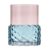 Bougeoir chauffe-plat Styles Ø7,7x10 cm, Bleu-rose