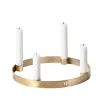 Bougeoir Circle laiton, petit