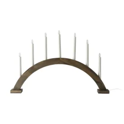 Bougeoir de l'avent Sky arc 41 cm, Teinté foncé
