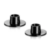 Bougeoir ester & erik mat Lot de 2, Noir