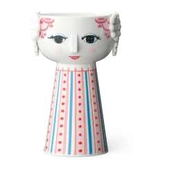 Bougeoir Eva 14 cm, Rouge