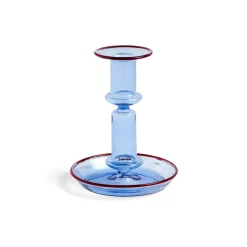 Bougeoir Flare moyen, Light blue-red