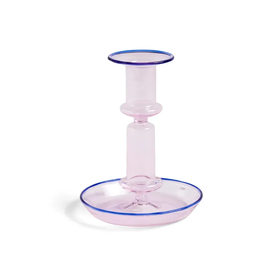Bougeoir Flare moyen, Pink-blue
