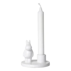 Bougeoir Moomin en céramique, Blanc