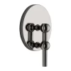 Bougeoir mural STOFF Nagel, Noir chrome