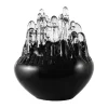 Bougeoir Polar 330 mm, Noir