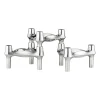 Bougeoir STOFF Nagel BMF, lot de 3, Chrome
