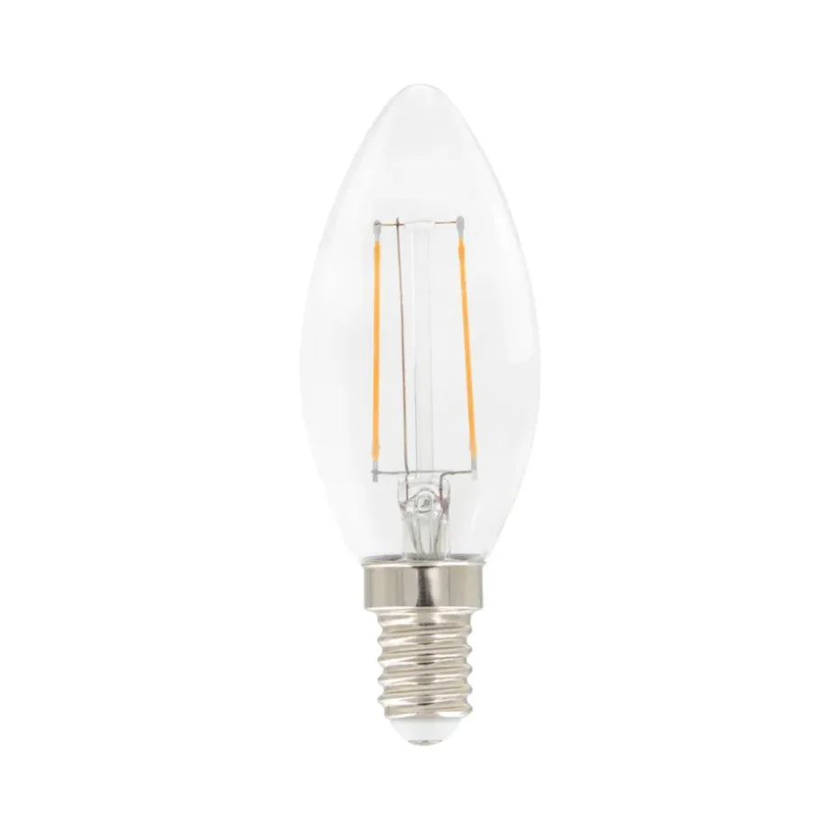 Bougie à filament LED Airam - ampoule C35, Clair, dimmable e14, 3w