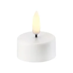 Bougie à photophore Uyuni LED blanc, Ø3,8 cm