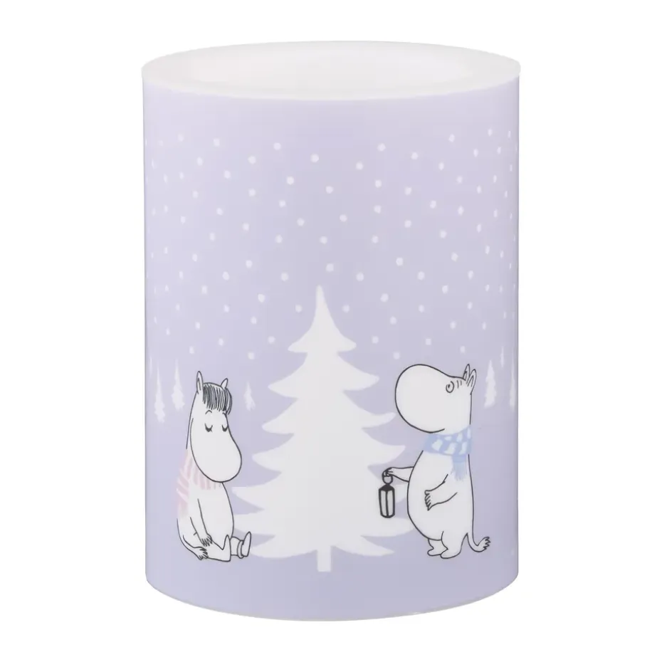 Bougie bloc LED Moomin 10 cm, Snowfall