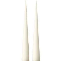 Bougie cônique ester & erik 37 cm Lot de 2 mat, Ivory 06