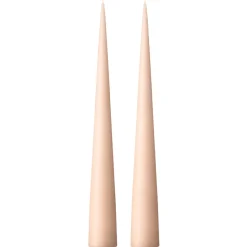 Bougie cônique ester & erik 37 cm Lot de 2 mat, Ice latte 11