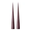 Bougie cônique ester & erik 37 cm Lot de 2 mat, Winter rose 84