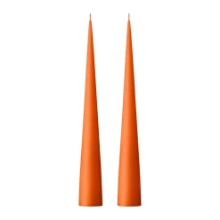 Bougie cônique ester & erik 37 cm Lot de 2 mat, Mild orange 16