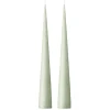 Bougie cônique ester & erik 37 cm Lot de 2 mat, Water mint 03