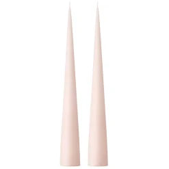 Bougie cônique ester & erik 37 cm Lot de 2 mat, Rosewater 51