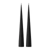 Bougie cônique ester & erik 37 cm Lot de 2 mat, Velvet matt black 95