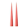 Bougie cônique ester & erik 37 cm Lot de 2 mat, Coral reef 26