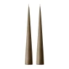 Bougie cônique ester & erik 37 cm Lot de 2 mat, Caviar 77