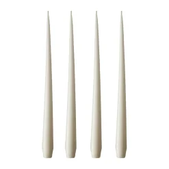Bougie ester & erik Lot de 4 mat, ivory, 32 cm