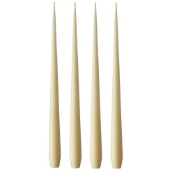 Bougie ester & erik Lot de 4 mat, Pale ginger 14, 32 cm