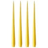 Bougie ester & erik Lot de 4 laquée, Lemon drop 15-0, 32 cm