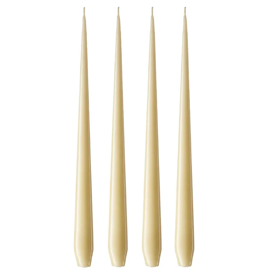 Bougie ester & erik Lot de 4 laquée, Pale ginger 14-0, 32 cm