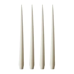 Bougie ester & erik Lot de 4 mat, ivory, 42 cm