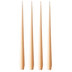 Bougie ester & erik Lot de 4 mat, Melon sorbet 19, 32 cm