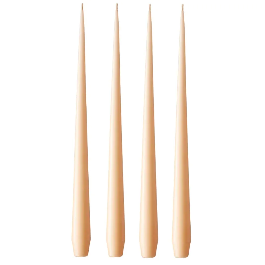 Bougie ester & erik Lot de 4 mat, Melon sorbet 19, 32 cm