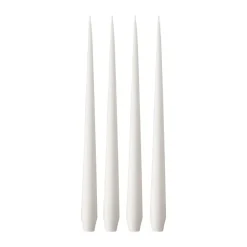 Bougie ester & erik Lot de 4 mat, White ash 21, 32 cm