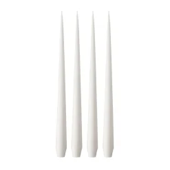 Bougie ester & erik Lot de 4 mat, White ash 21, 42 cm