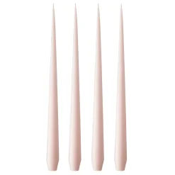 Bougie ester & erik Lot de 4 mat, rosewater 51, 42 cm